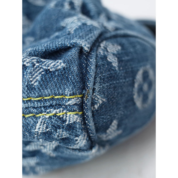 Louis Vuitton Denim Mini Pleaty Shoulder Bag Blue - Picture 4 of 9